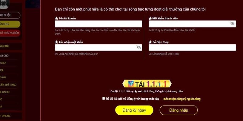Hiện việc đăng ký ứng dụng 33win7 khá nhanh chóng và an toàn